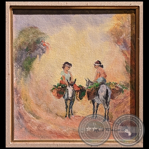 CRUCE DE DOS BURRERITAS - Obra de Luis Toranzos - c.1950